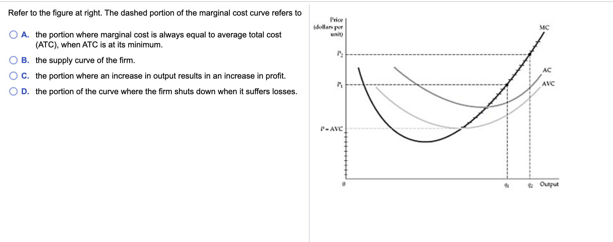 Solved A firm's producer surplus equals its economic profit