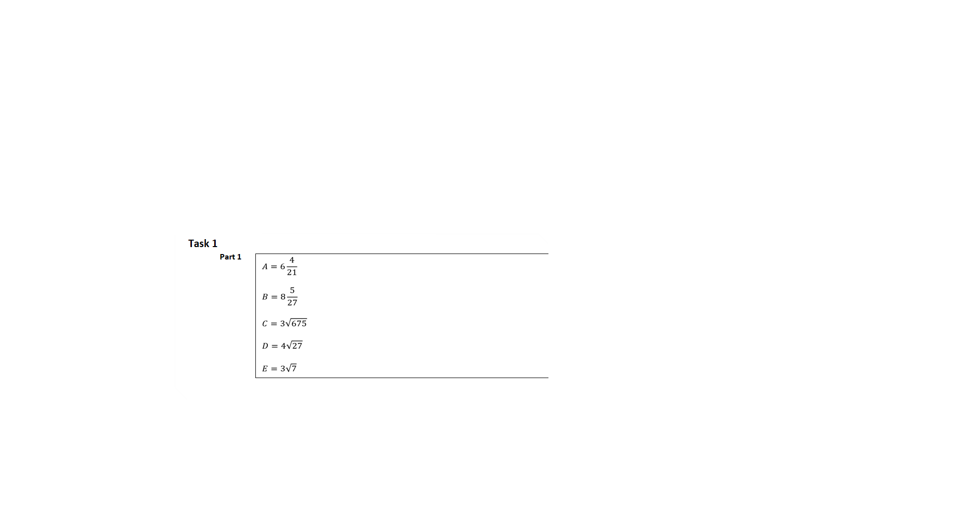 Solved Compute Each Of The Following And Explain The | Chegg.com