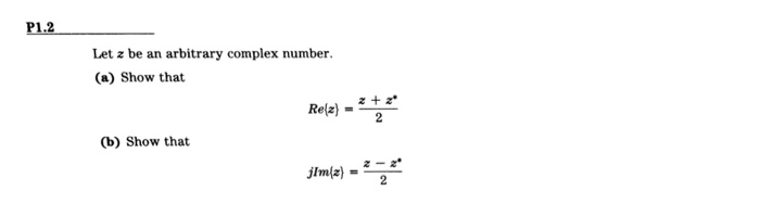 Solved Let z be an arbitrary complex number. (a) Show that | Chegg.com