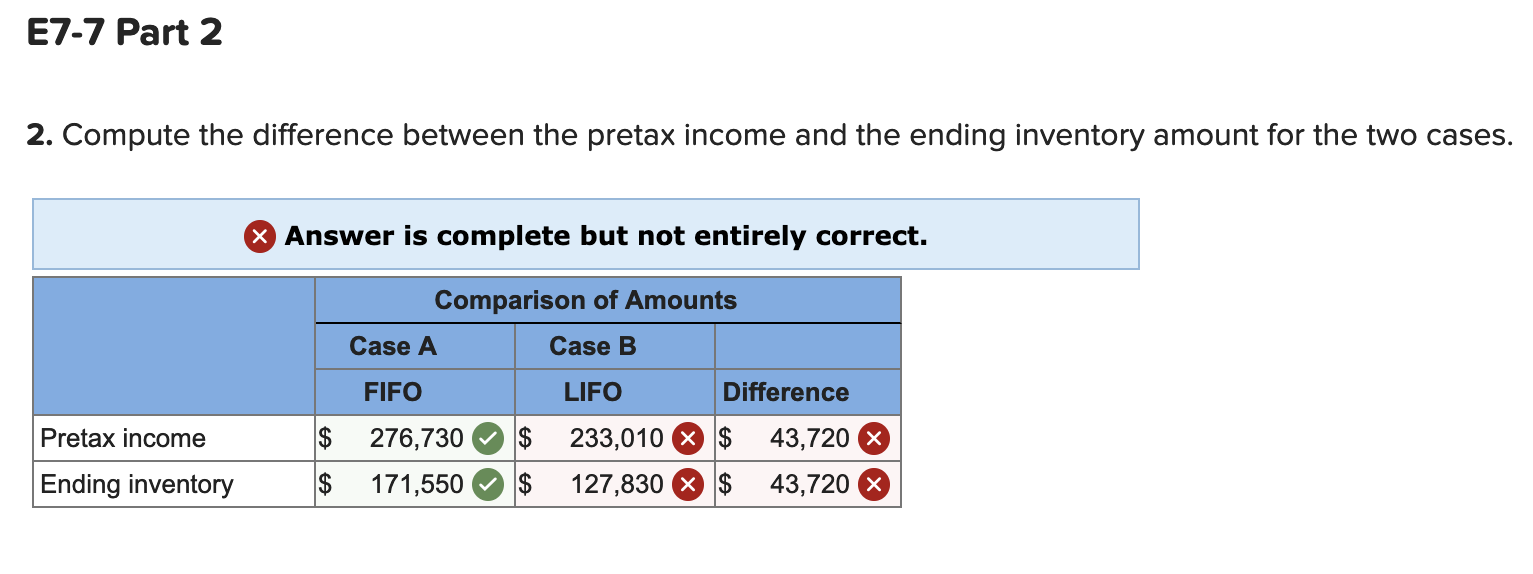 Solved Required Information E7-7 (Algo) Analyzing And | Chegg.com