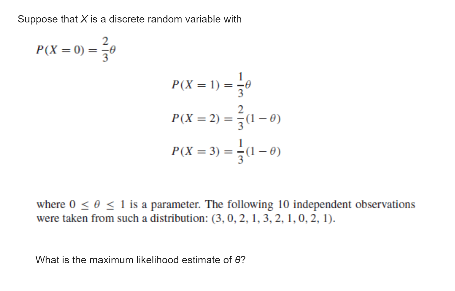 Solved Suppose That X Is A Discrete Random Variable With | Chegg.com ...