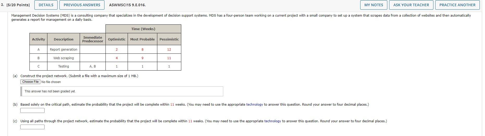 Solved I just need B and C to be done, last solution was no | Chegg.com
