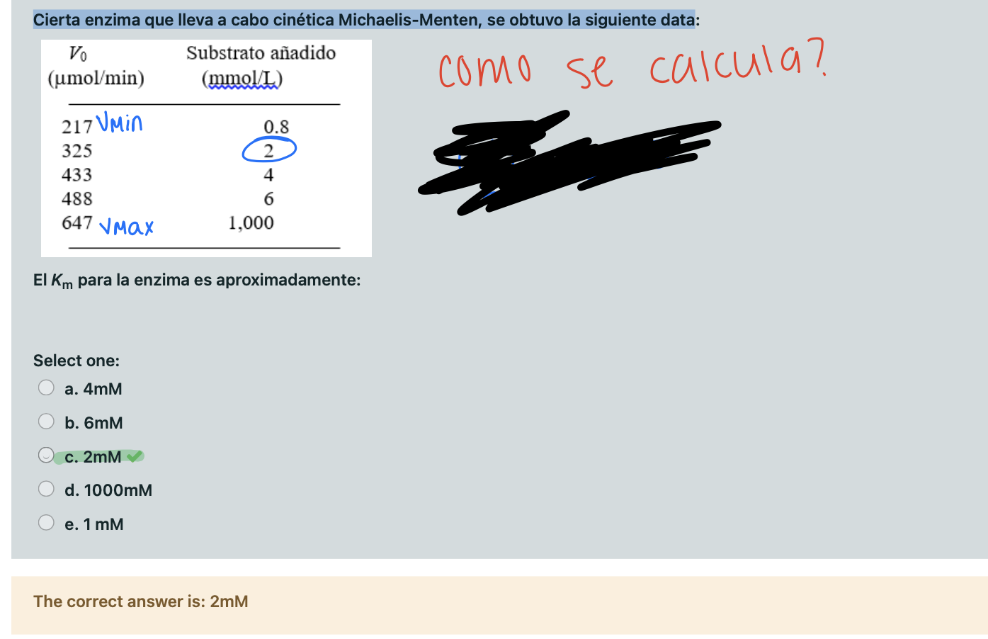 Solved A certain enzyme that carries out Michaelis-Menten | Chegg.com
