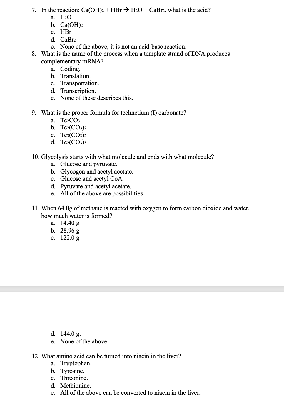 Solved In the reaction: Ca(OH)2+HBr→H2O+CaBr2, ﻿what is the | Chegg.com