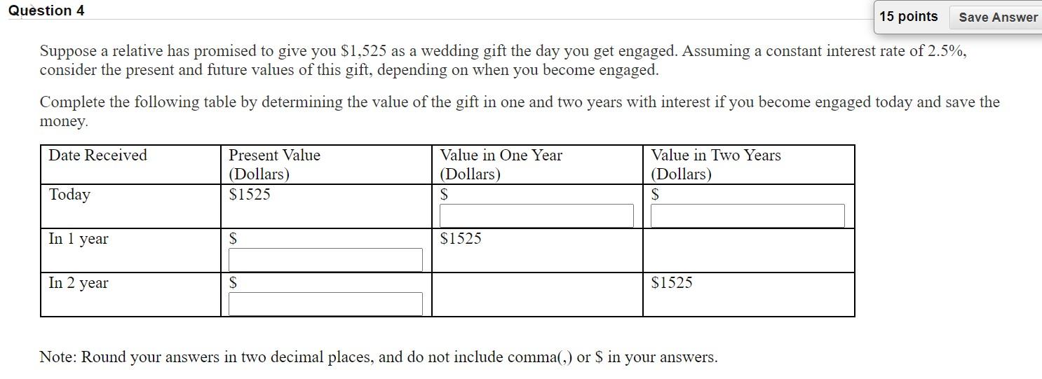Solved Question 4 15 points Save Answer Suppose a relative | Chegg.com