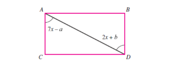 Solved First find x. Then determine the measure of each | Chegg.com
