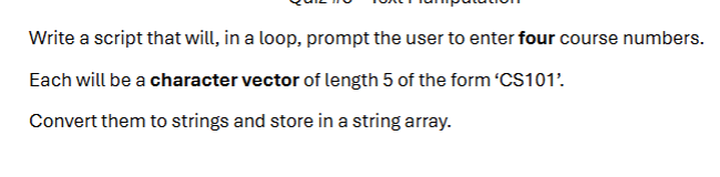 Solved Write a script that will, in a loop, prompt the user | Chegg.com