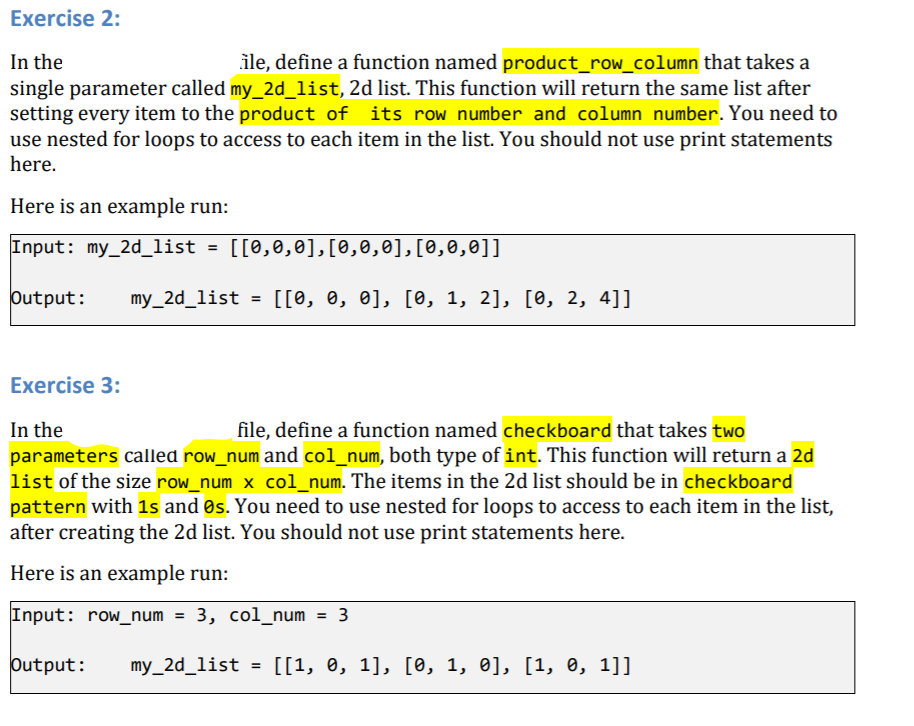 Solved In the file, define a function named set_to_one that | Chegg.com