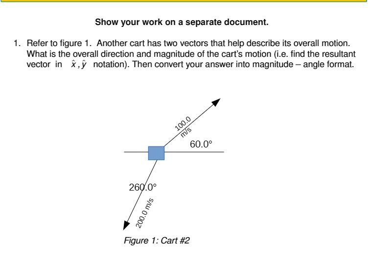 Solved Show your work on a separate document. Refer to | Chegg.com