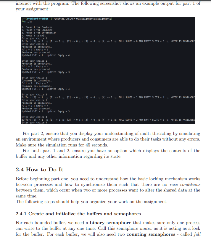 Solved interact with the program. The following screenshot | Chegg.com