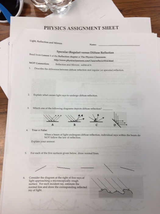 (Get Answer) Consider the diagram at the right of five rays of light