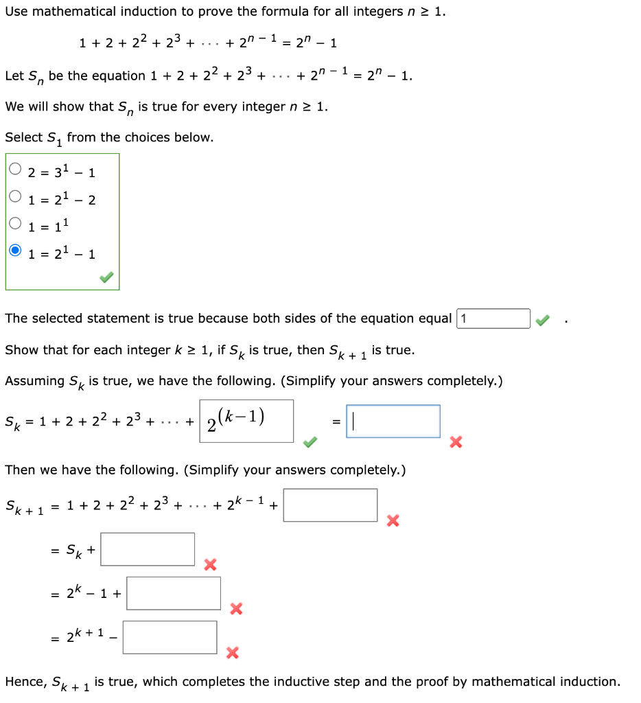 Solved Use mathematical induction to prove the formula for | Chegg.com