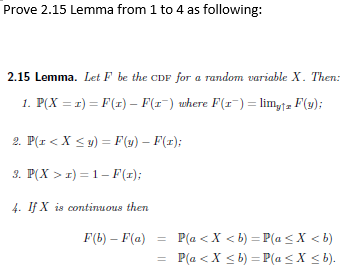 Solved Prove 2 15 Lemma From 1 To 4 As Following 2 15 Chegg Com