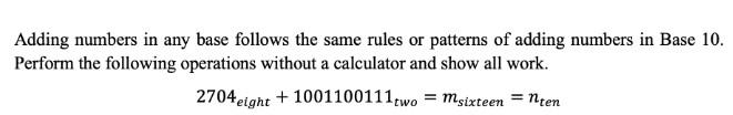 adding base 4 numbers