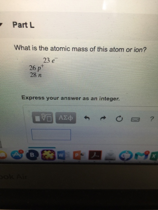 how do you determine the mass of an atom or ion