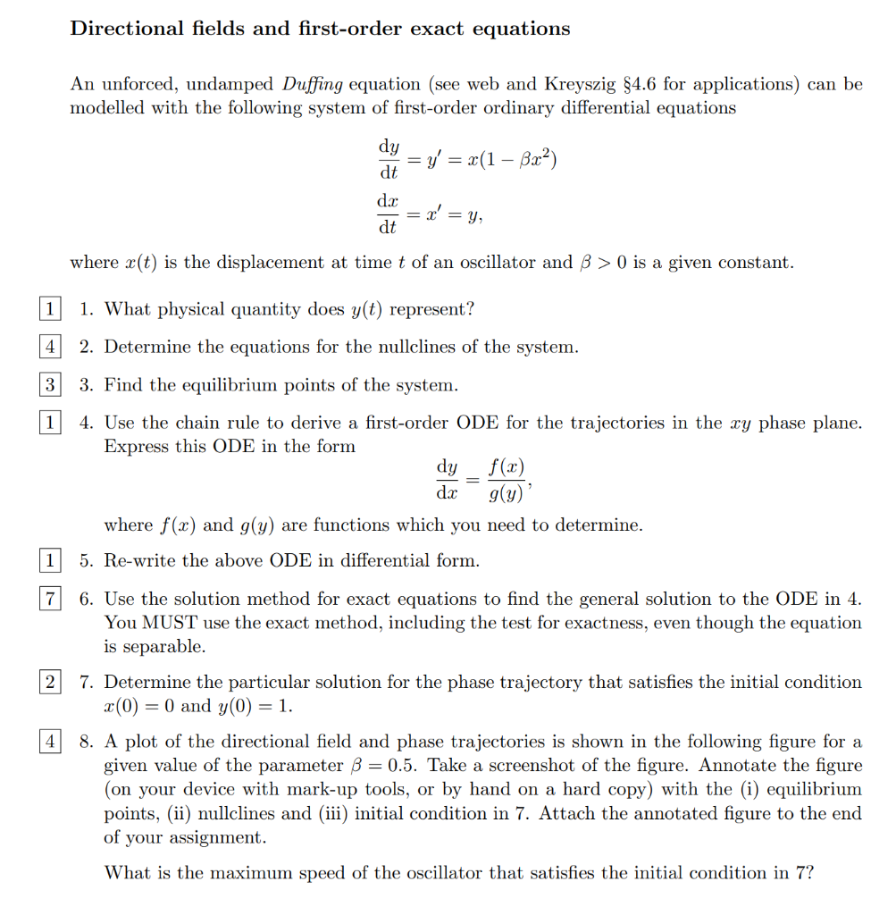 Solved Directional fields and first-order exact equations An | Chegg.com