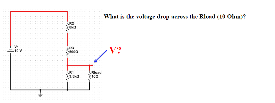 What Is Rload Solved what is the voltage drop across the Rload (10 ohm) | Chegg.com