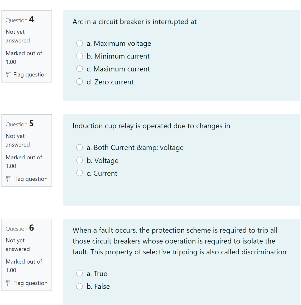 Solved Question Arc in a circuit breaker is interrupted at
