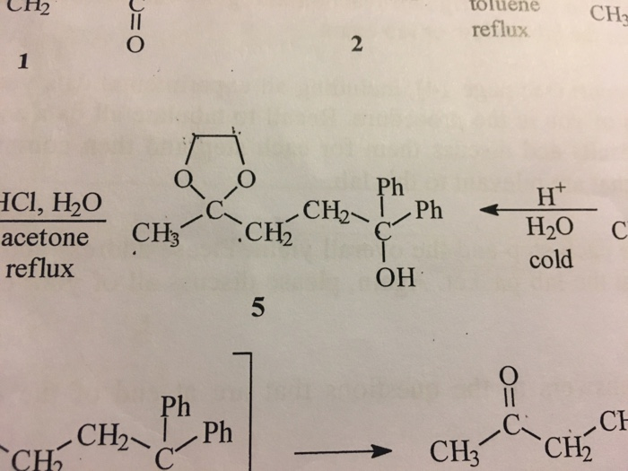 Solved toluene CH reflux CH2 Ph ICI, H20 acetone CH CH2 | Chegg.com