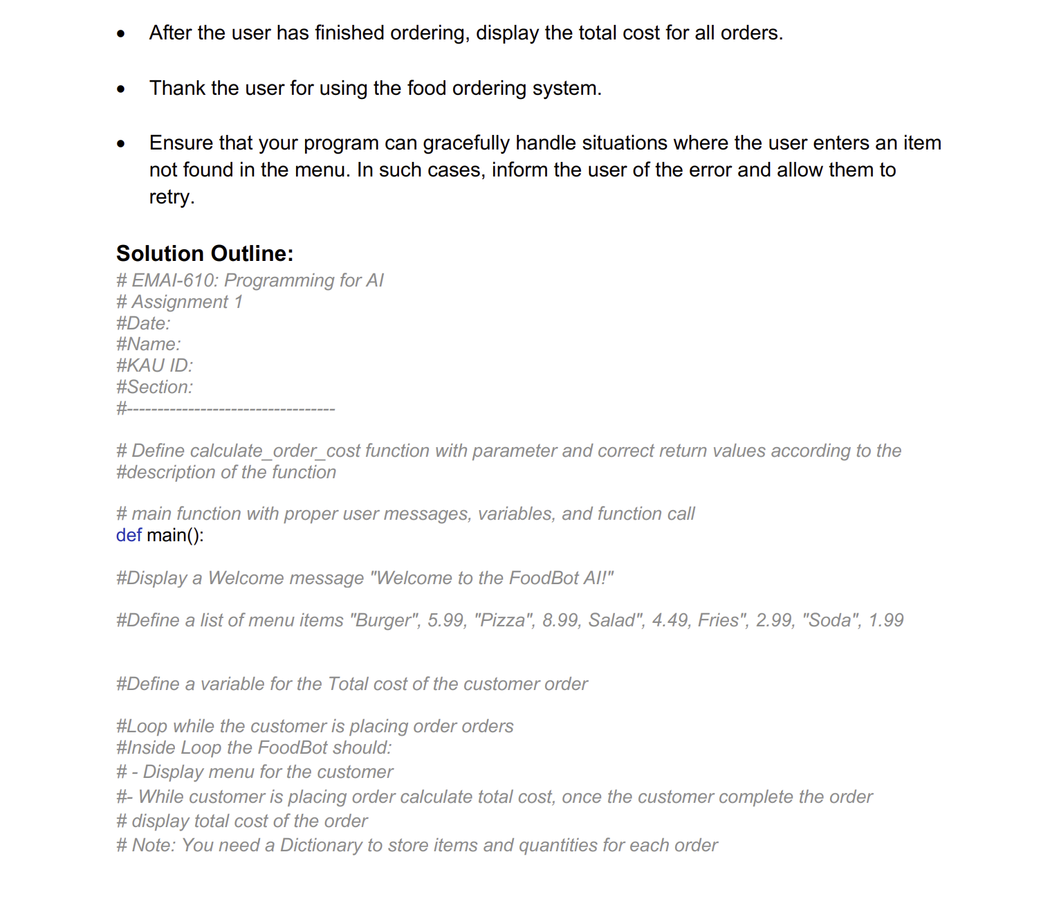 Solved Sample Output Screens (Run Screens) First screen when | Chegg.com