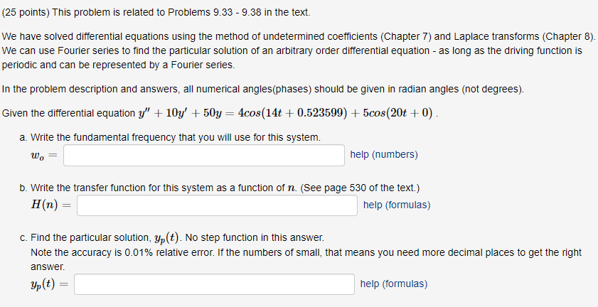 Solved (25 points) This problem is related to Problems 9.33 | Chegg.com