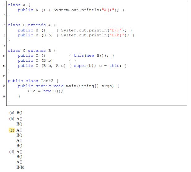 Solved For Java what is the output of the follwing | Chegg.com