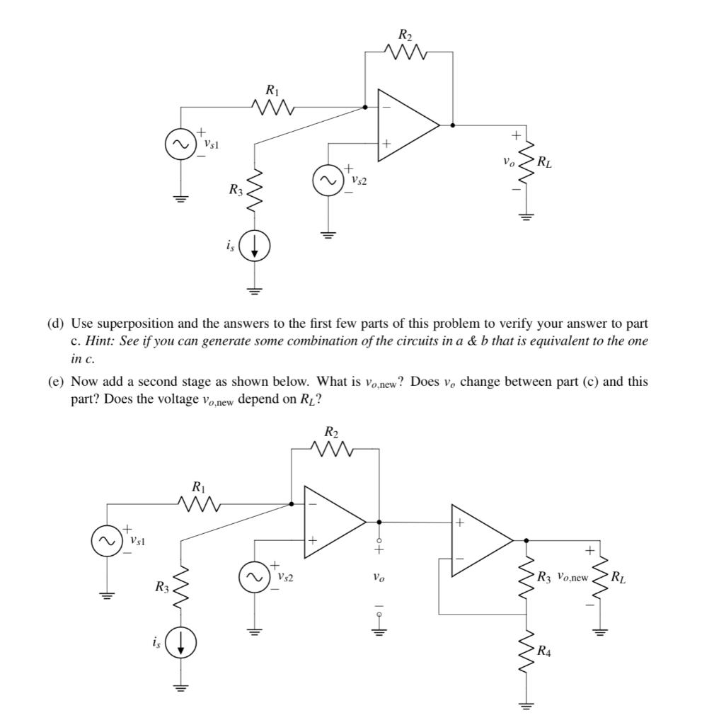 Solved 3. Amplifier with Multiple Inputs (a) Use the Golden | Chegg.com