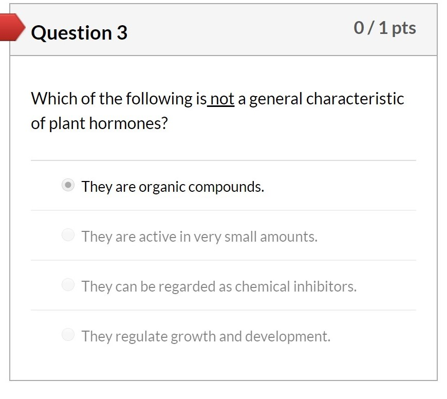 Solved Question 3 0/1 pts Which of the following is not a | Chegg.com