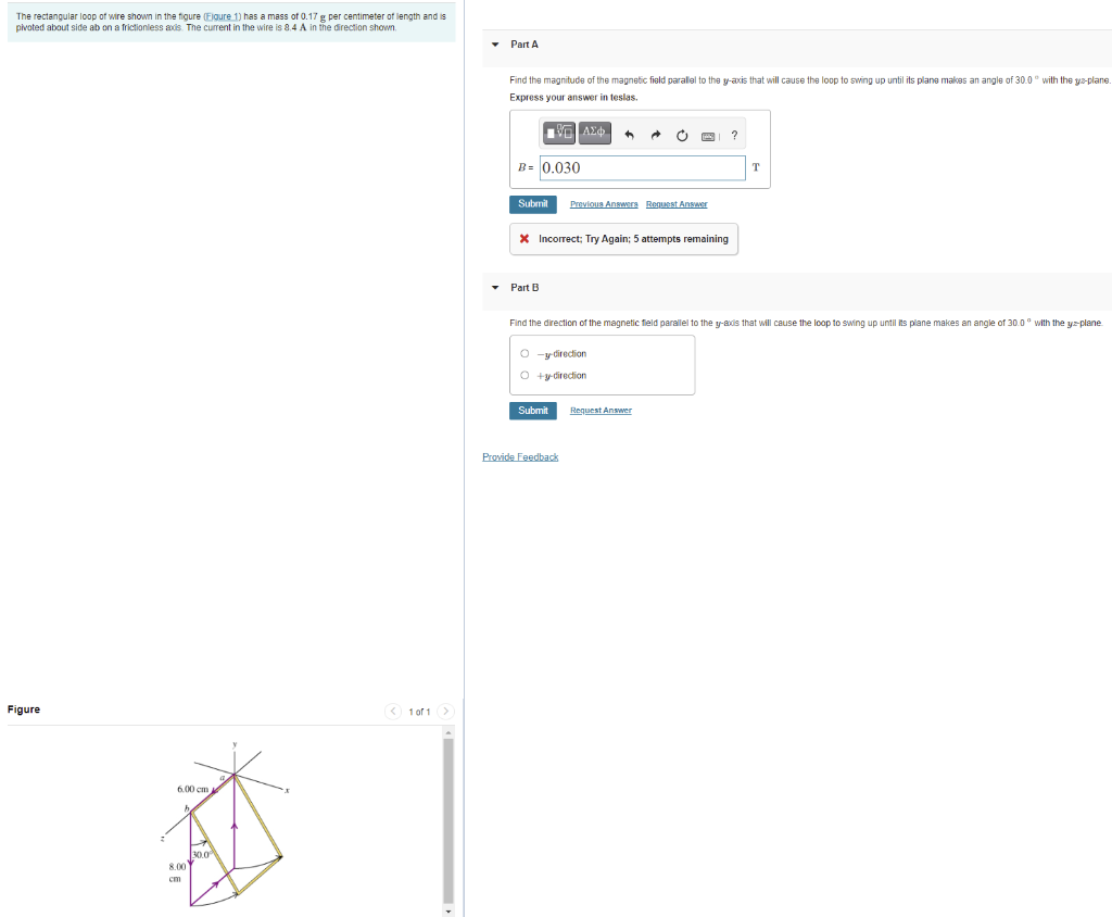 Solved The Rectangular Loop Of Wire Shown In The Figure | Chegg.com