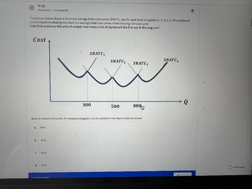 Solved The picture below shows 4 short-run average total | Chegg.com