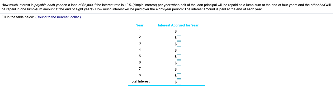 solved-how-much-interest-is-payable-each-year-on-a-loan-of-chegg