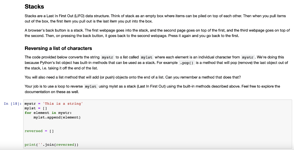 A last-in first-out stack data structure implemented in DNA