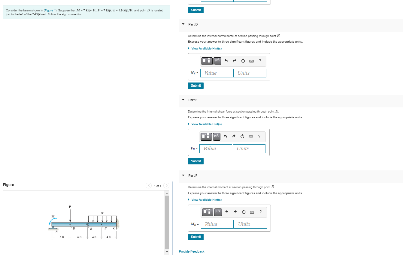 Solved Consider The Beam Shown In (Figure 1). Suppose That | Chegg.com