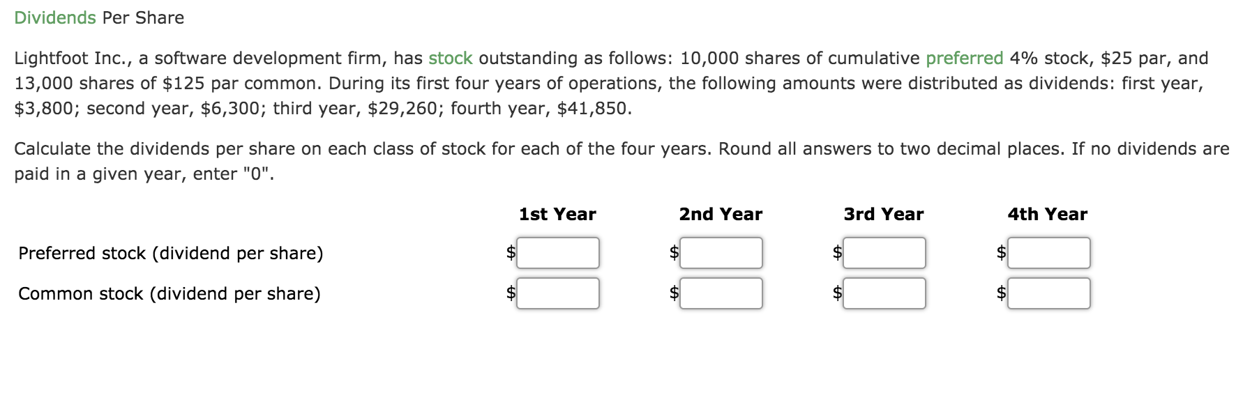 solved-dividends-per-share-lightfoot-inc-a-software-chegg