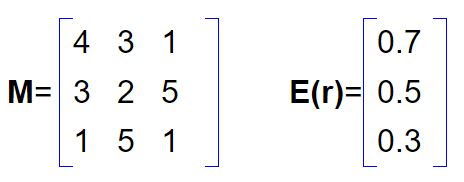 R1 R2 And R3 Matrix There are just three assets with rate of return r1, | Chegg.com