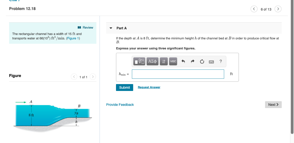 Solved Problem 12.18 6 of 13> Review Part A The rectangular | Chegg.com