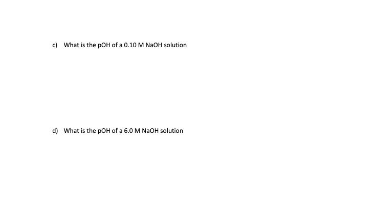 what is the ph of a 0.256 m naoh solution