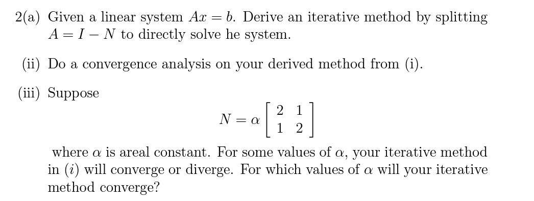 Free Hand Solution Math Solved Please provide hand solution (part i is 2a) | Chegg.com