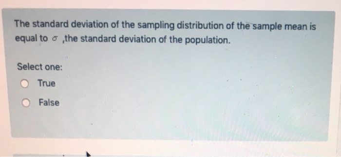 standard deviation of the sampling distribution of differences in sample means