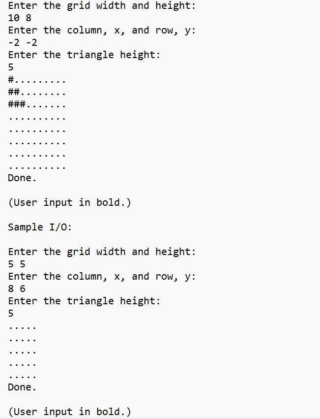 Solved apex at column 5 row 1 . The apex is formed from a | Chegg.com