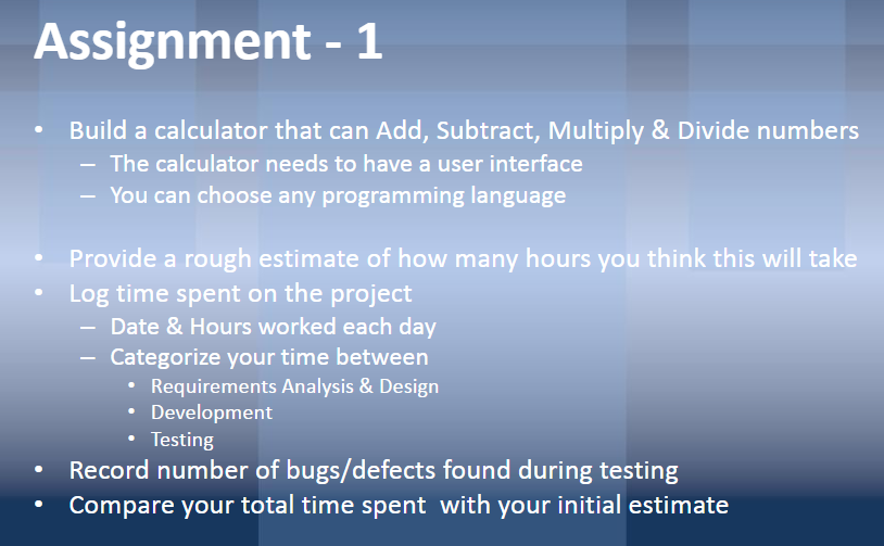 Solved Assignment - 1 - Build a calculator that can Add, | Chegg.com