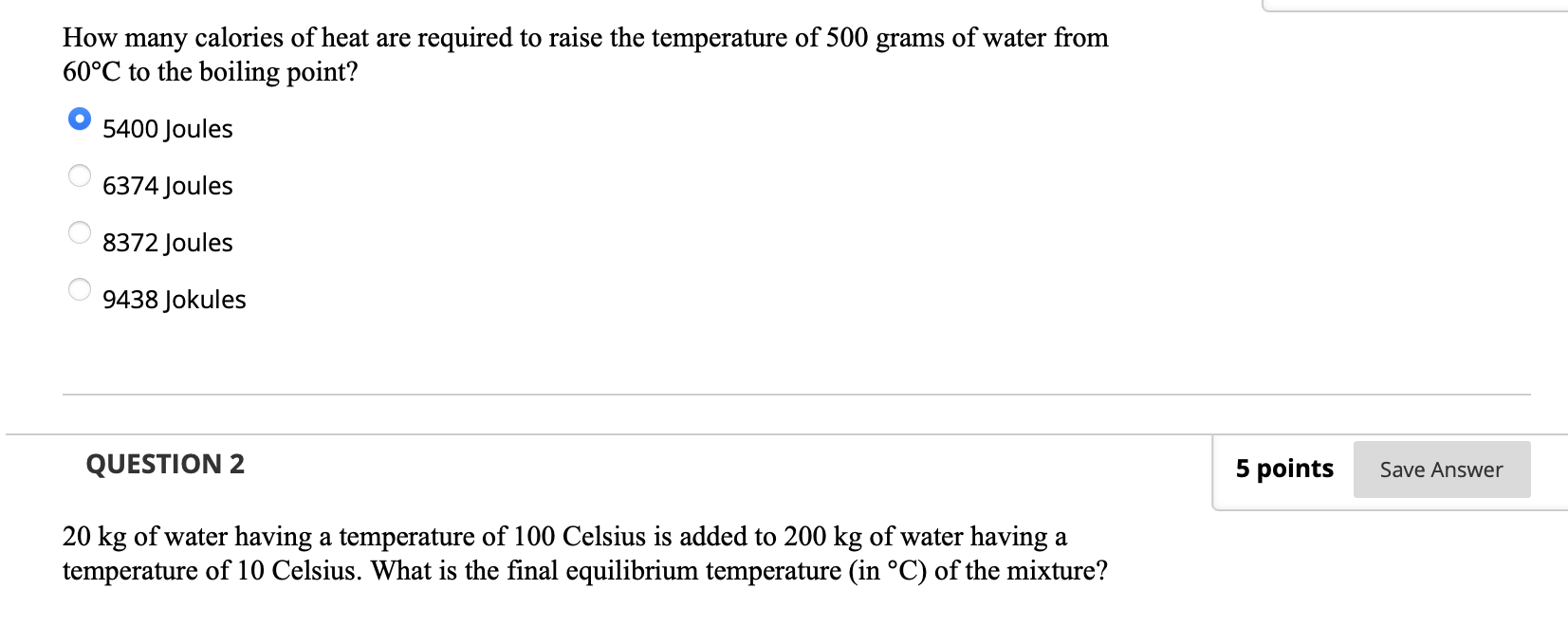 Solved How many calories of heat are required to raise the
