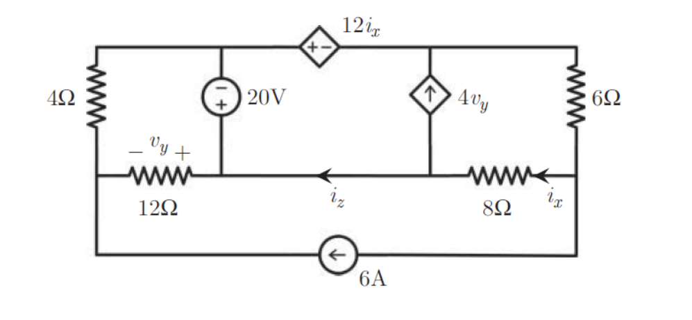 Find I_Z ? use node voltage | Chegg.com