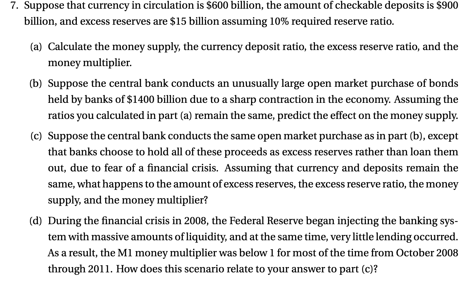 Solved This Question Is From Money And Banking Economics | Chegg.com