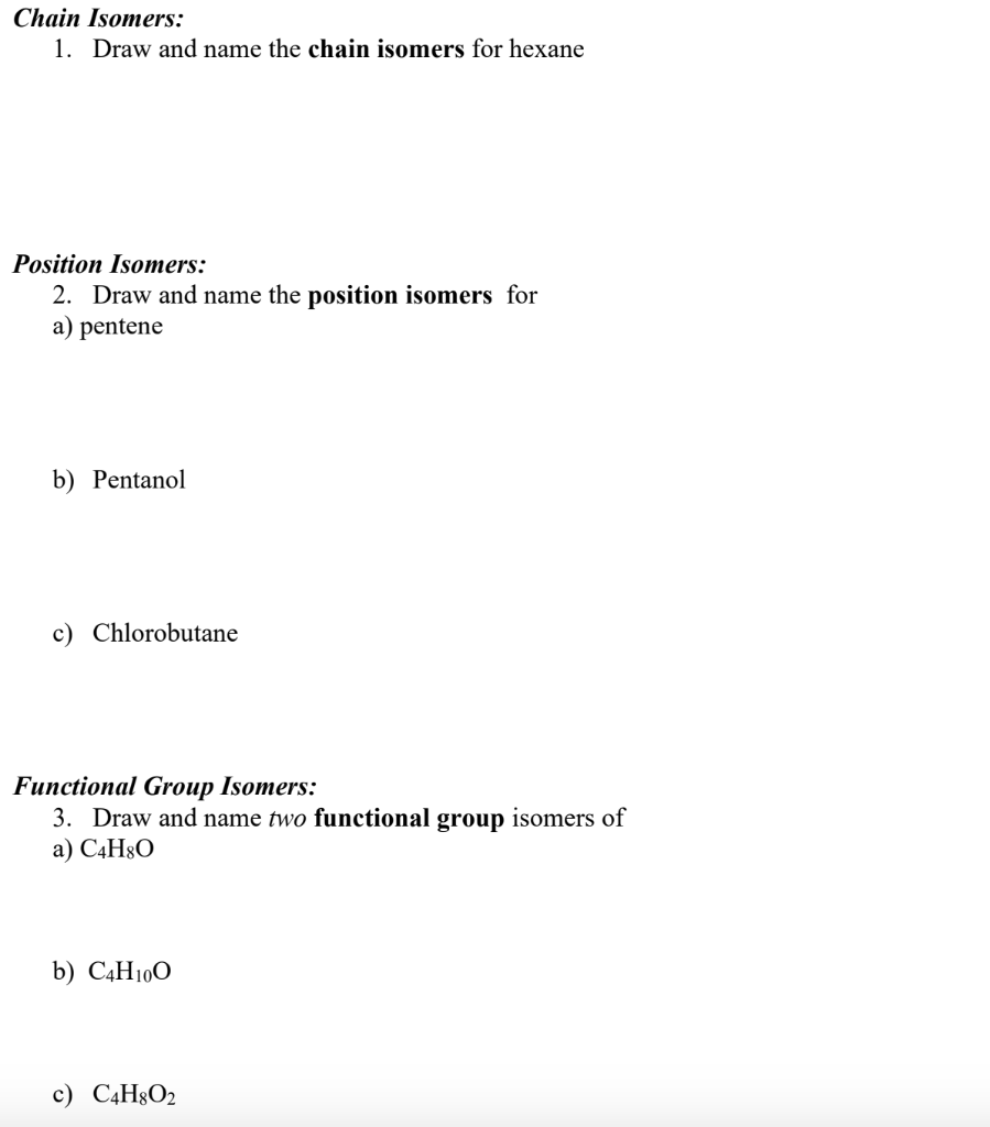 no of chain isomers of c10h22