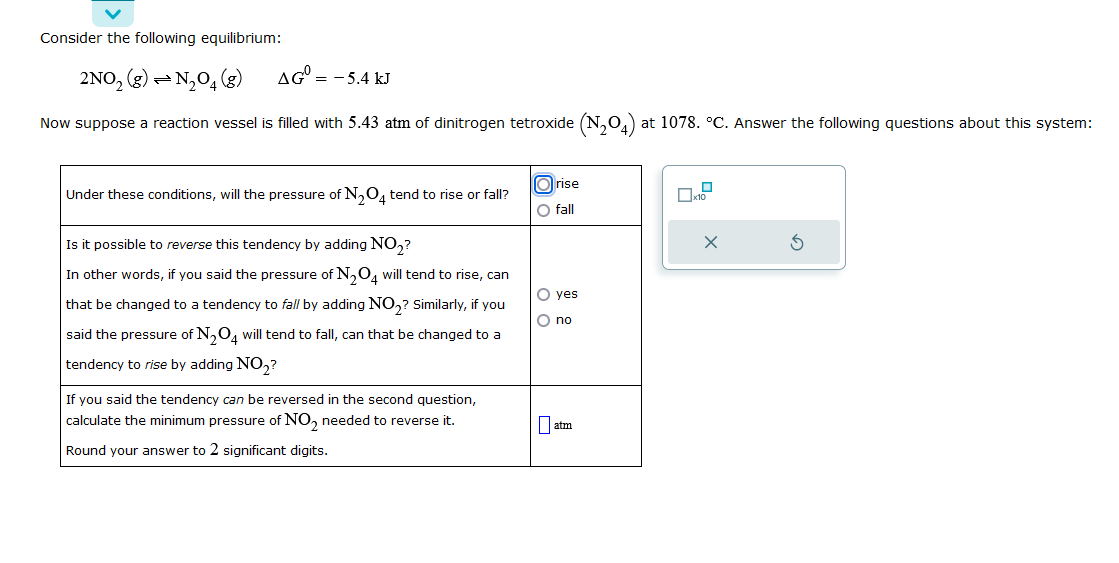 Solved Consider The Following Equilibrium: | Chegg.com