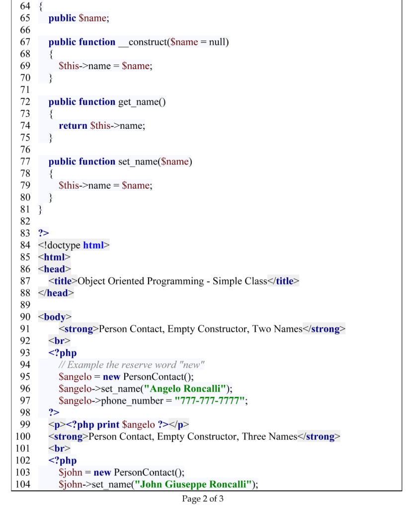 Solved Read the sample code below. Add detailed comments | Chegg.com