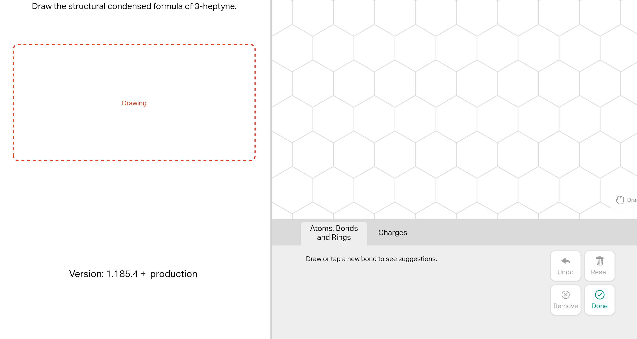 Solved Draw the structural condensed formula of 3-heptyne. | Chegg.com