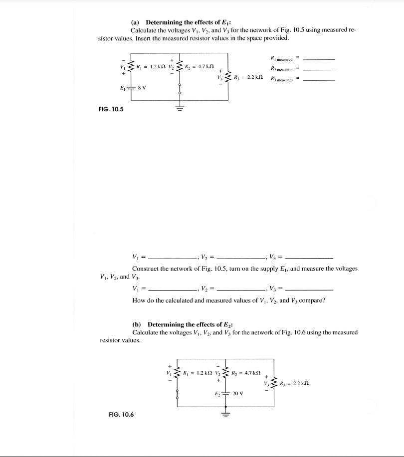 Solved Superposition Theorem (Applied to Voltage Levels). | Chegg.com