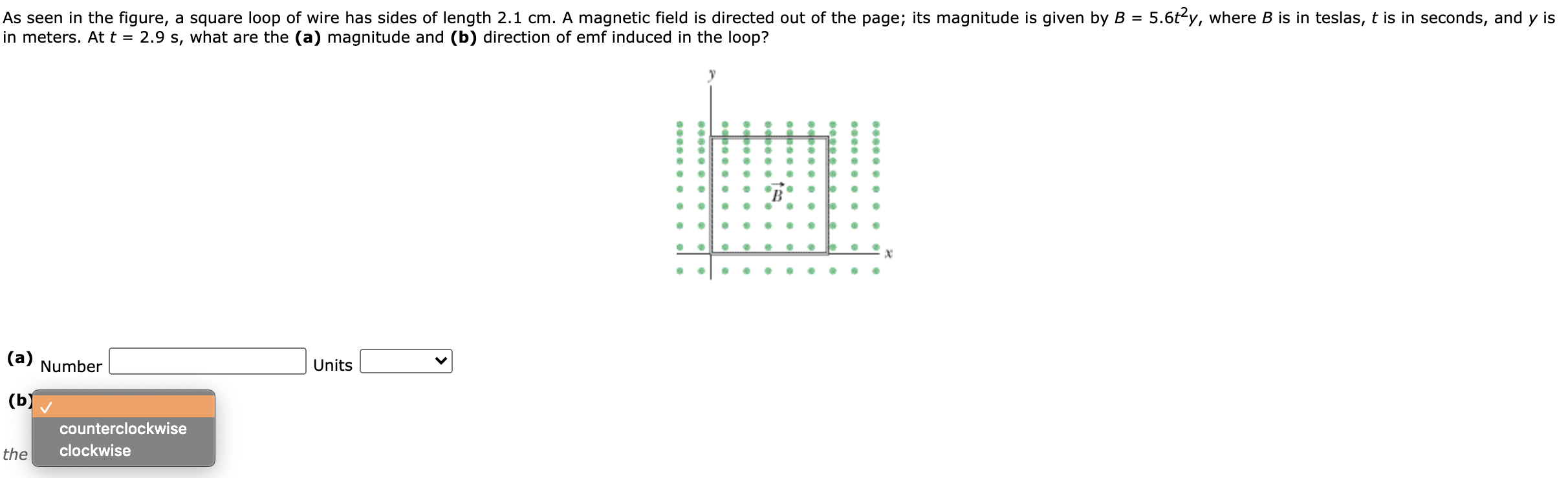 Solved As seen in the figure, a square loop of wire has | Chegg.com